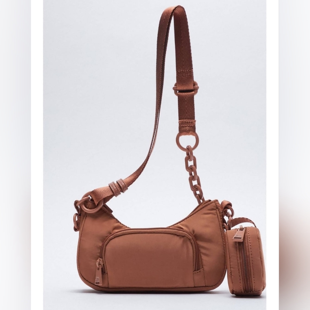 ZARA CROSSBODY WITH CHAIN POCKET